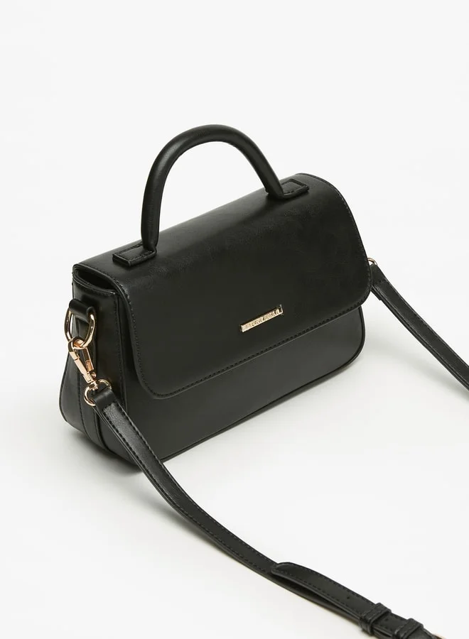 Flora Bella By Shoexpress Women's Solid Satchel Bag