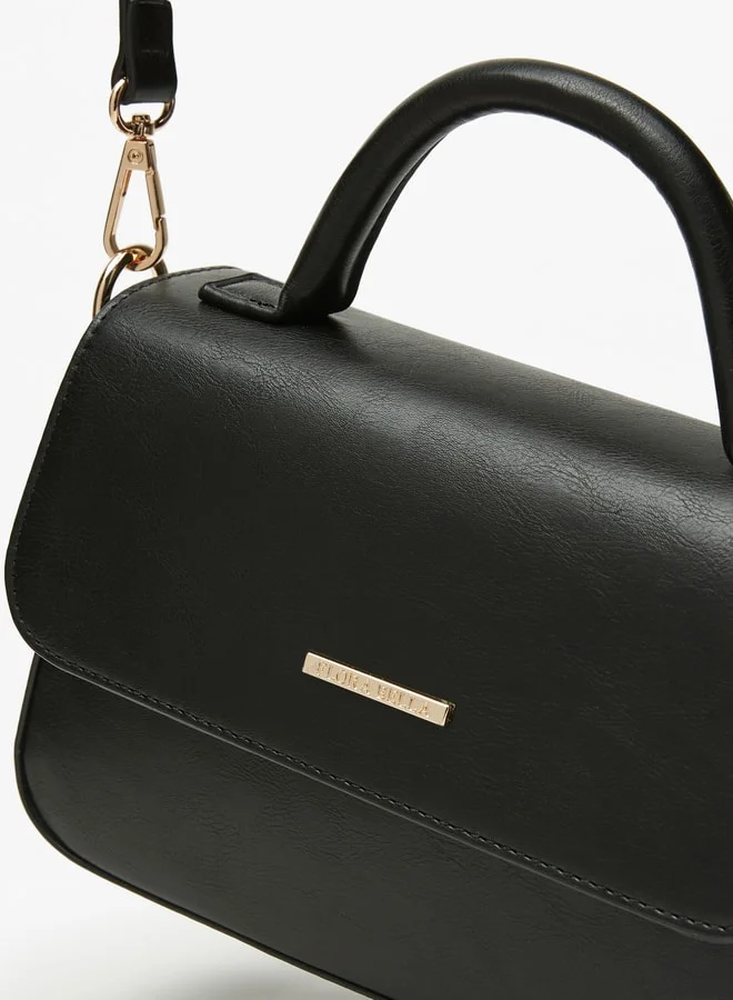 Flora Bella By Shoexpress Women's Solid Satchel Bag