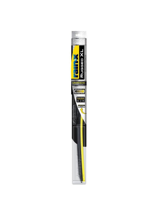 Rain-X 870424 Rugged XL Wiper Blade 24", Windshield Wipers Replacement, Quiet & Durable Beam Design, All Weather Performance & Easy Universal Install, Blade Wear Indicator (Pack of 1) - Image 1