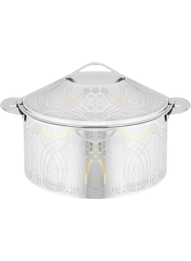 السيف  حافظة طعام ريحانة من الفولاذ 3.5 لتر فضي - Image 3