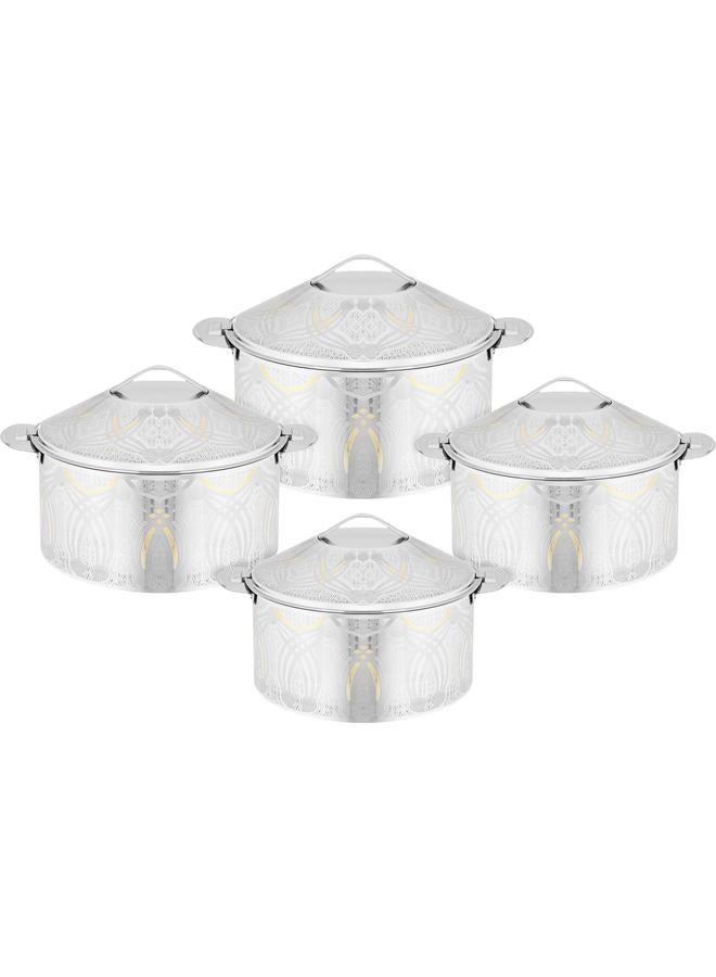 السيف  حافظة طعام ريحانة من الفولاذ 3.5 لتر فضي - Image 2