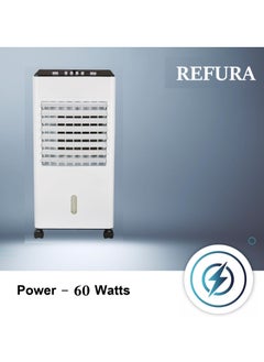 REFURA 3 In 1 Air Cooler / Air Purifier / Humidifier with 3-Speed, 6 Liter, 60W White RE-732  - Image 2