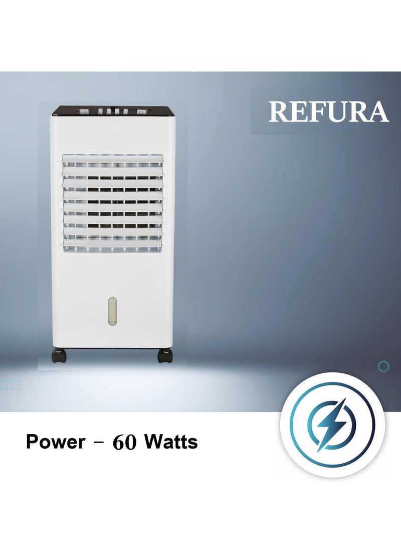 REFURA - 3 In 1 Air Cooler / Air Purifier / Humidifier with 3-Speed, 6 Liter, 60W White RE-732 - Image 1