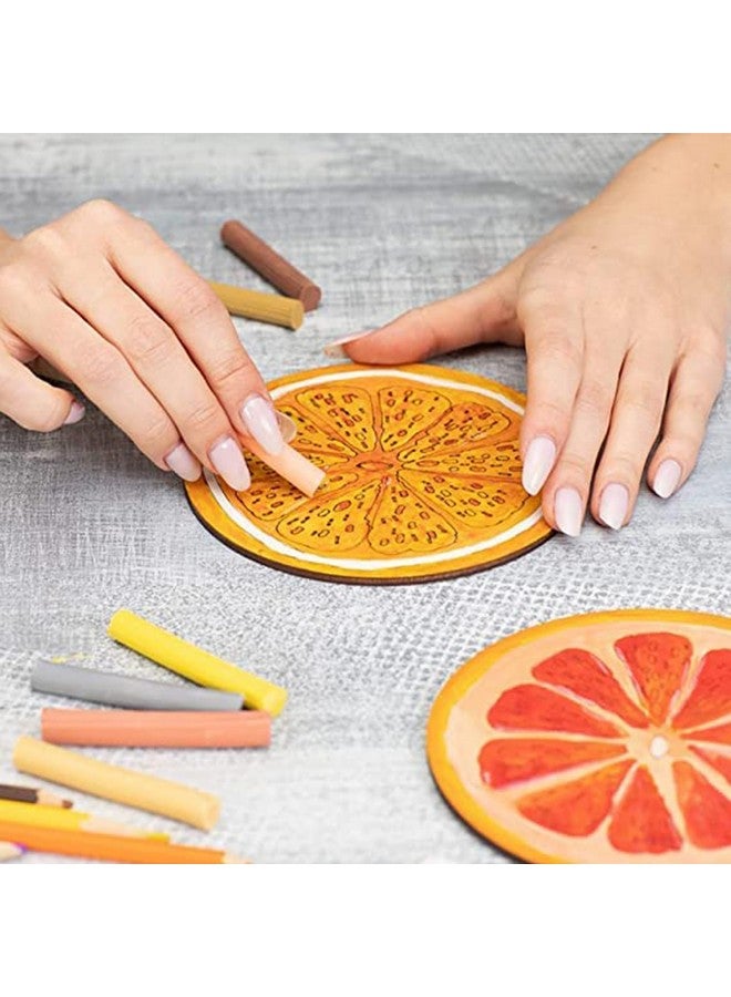 MyTees - DIY Coasters - MDF Plain Wooden Coasters in Mixed Shapes - Cutouts for Painting, Wooden Craft Board for Resin Art & Fluid Art, Decoupage, Mandala Art, Pyrography - Set of 20 - Image 2