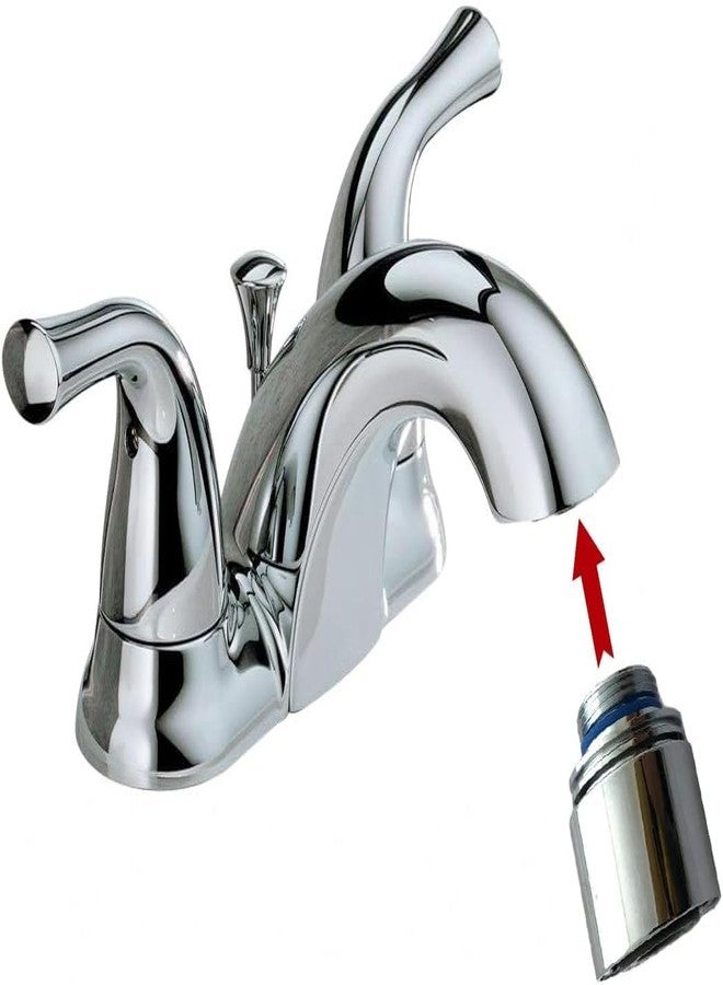 Neoperl Cache Faucet Adapter Converts Threads Take Standard Female Aerators Chrome Plated Brass 5 Size Options (Regular) - Image 2