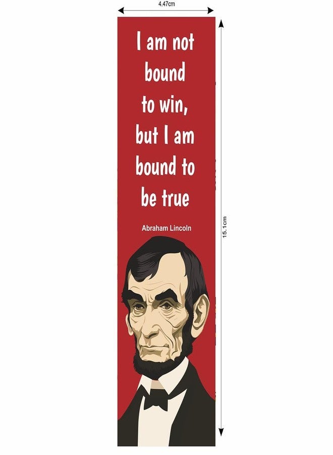 CVANU Set of 15 Famous Personality Printed on Double Sided Laminated Bookmark Waterproof for Book Readers (4.47cmX15.1cm)_C20 - Image 5