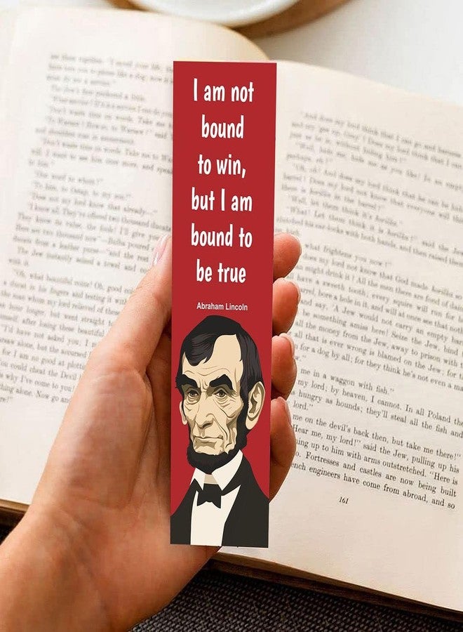 CVANU Set of 15 Famous Personality Printed on Double Sided Laminated Bookmark Waterproof for Book Readers (4.47cmX15.1cm)_C20 - Image 1