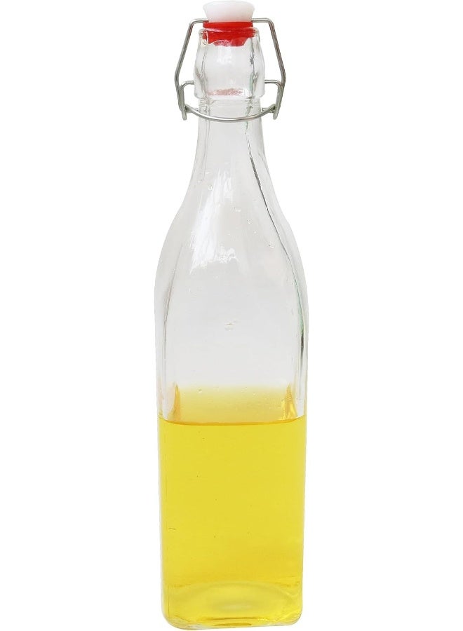 Servewell Harmony Table Top 1Pc Glass Bottle With Clip Top