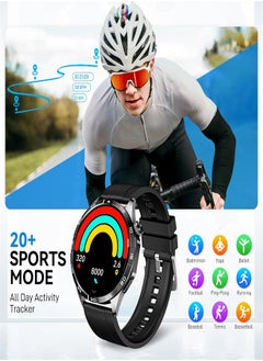 SPORT Smart Watch AMOLED Display 1.43” Smart Watch for Men Women with Bluetooth Calling IP68 Waterproof 100+ Sports Modes Fitness Watch with Heart Rate SpO2 Sleep Monitor Smartwatch for iOS Android（Green）  - Image 3