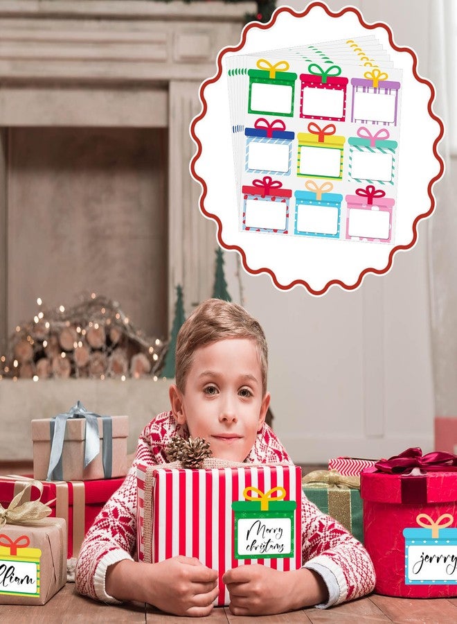 Zacool Large Christmas Gift Stickers for Present Size(3.7"×3") 9 Designs of Large Christmas Presents Sticker for Gift Labels Name Tags to Stickers on Gifts, Birthday and Holiday Gifts Sticker 90 Pcs - Image 4