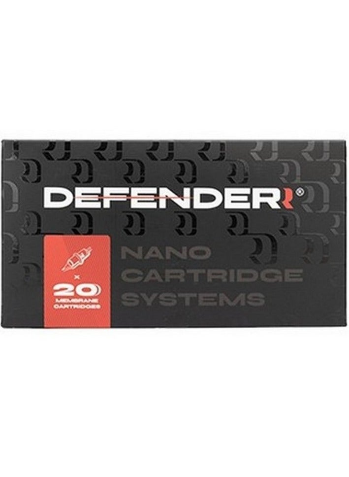 Defender 20 Nano Cartridge Sytem. 20 membrane cartridges. 30/01RLLT. Disposable, sterile, for professional use. Compatible with most machines. - Image 2