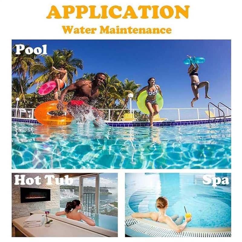 All climate suitability Pool Water Tester Kit - Swimming Pool Water Test Strips, Test Kit Chlorine and PH, Swimming Testing Supplies for Stain resistant - Image 4