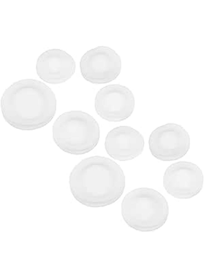 10pcs Round Rubber Stopper Plugs for Piggy Bank and Coin Money Box Replacement - Image 1
