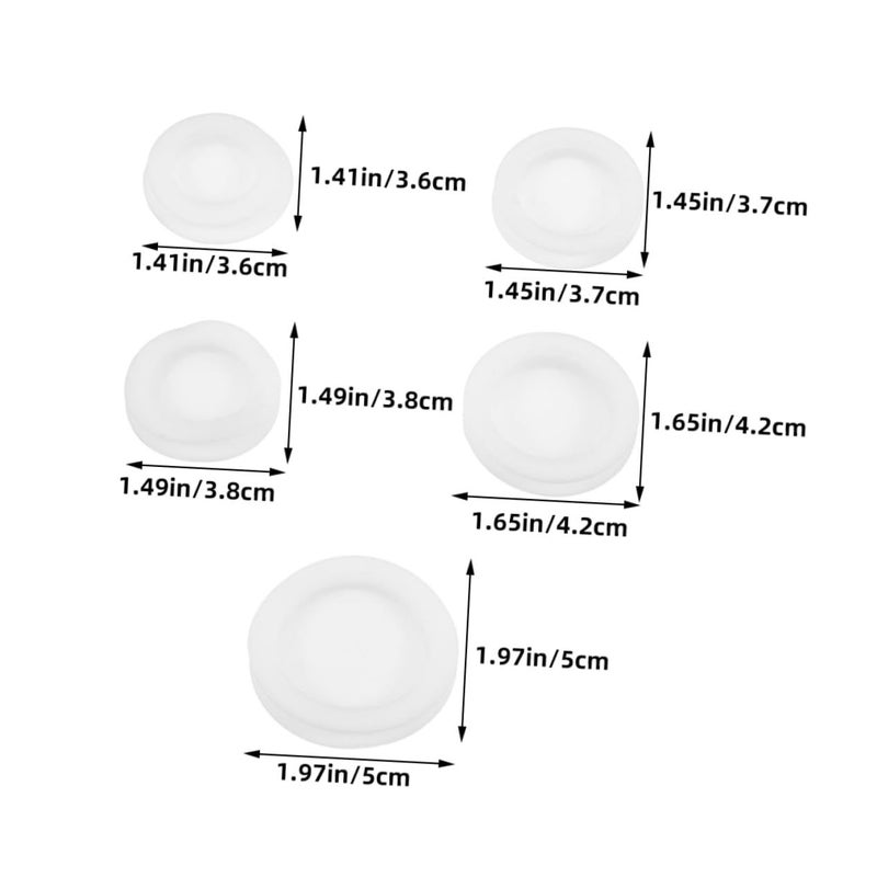 10pcs Round Rubber Stopper Plugs for Piggy Bank and Coin Money Box Replacement - Image 3