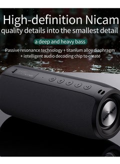 Zealot S51 Black Portable BT Speaker Outdoor 10W TWS Connection High Quality Sound IPX5 Waterproof 8 hours use time Speaker  - Image 5