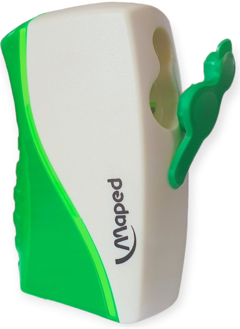 Maped Double Blade Sharpener with Waste Container  - Image 2