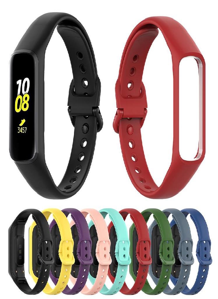 Eckek - Silicone Wrist Strap for Samsung Galaxy Fit-e R375 Replacement Wristband Bracelet For Galaxy Fit E SM-R375 - Image 1