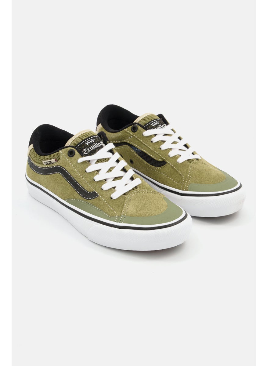VANS - Women Tnt Advance Prot Lace Up Sports Shoes, Olive/White/Black - Image 1