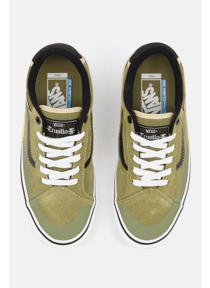 VANS - Women Tnt Advance Prot Lace Up Sports Shoes, Olive/White/Black - Image 1