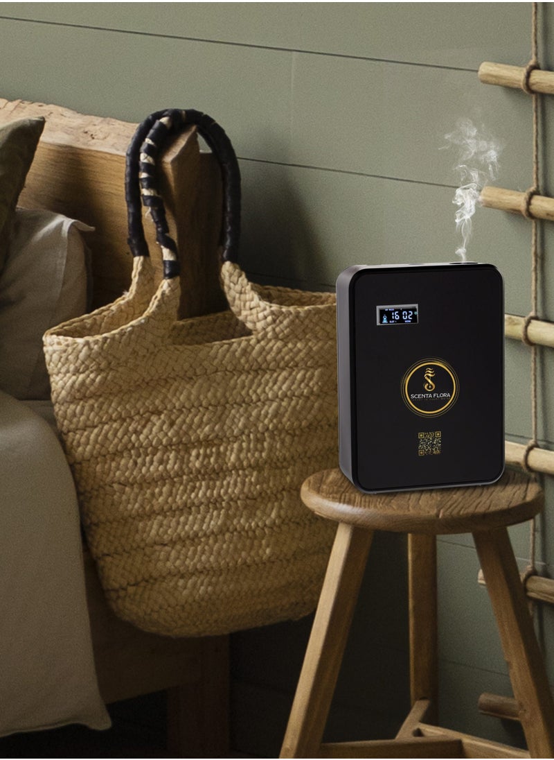 Scenta Flora - SCENT ECONO - Economical App-Controlled Aromatherapy Scent Diffuser (Black) - Image 1