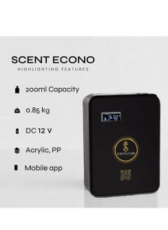 Scenta Flora SCENT ECONO - Economical App-Controlled Aromatherapy Scent Diffuser (Black)  - Image 1