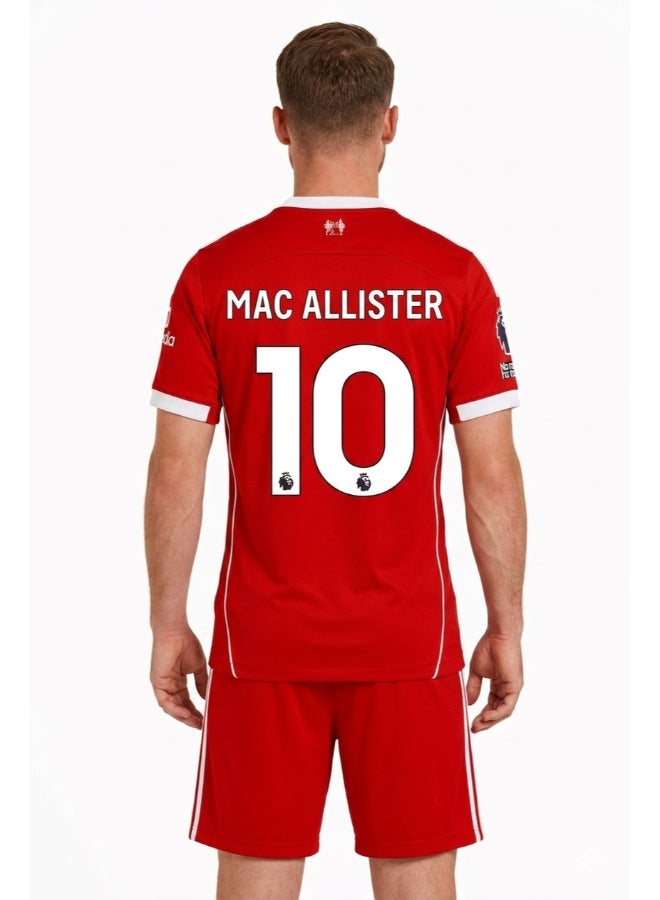 Toyland Men’s Liverpool FC Home Football Jersey Set – Short Sleeve Sports T-Shirt & Shorts Kit-Medium - Image 3