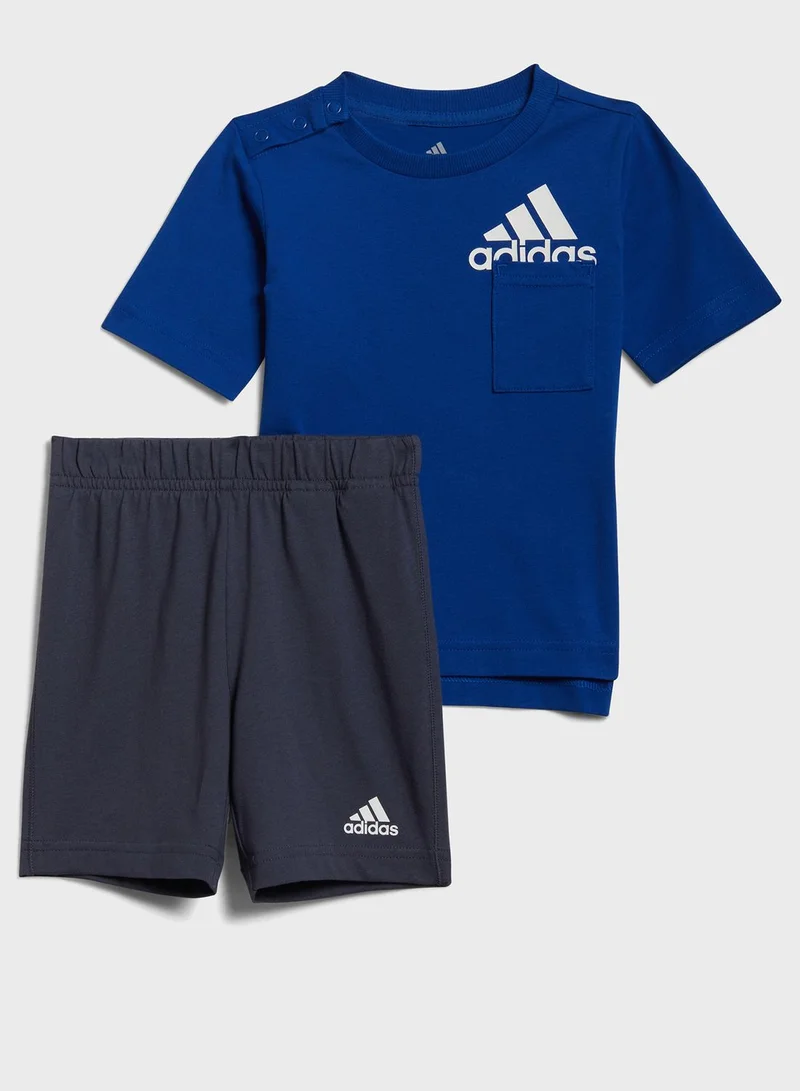 Adidas Infant Badge Of Sport Summer Set