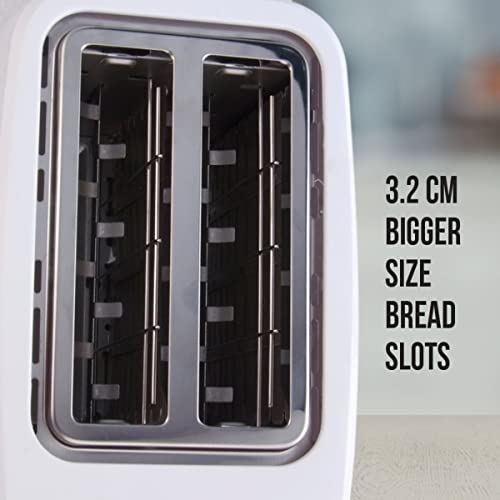Havells Crisp Plus Pop-Up Toaster, White, 750 Watts - Image 4