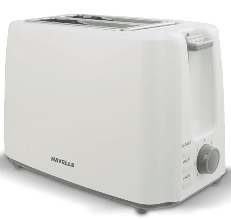 Havells Crisp Plus Pop-Up Toaster, White, 750 Watts - Image 1