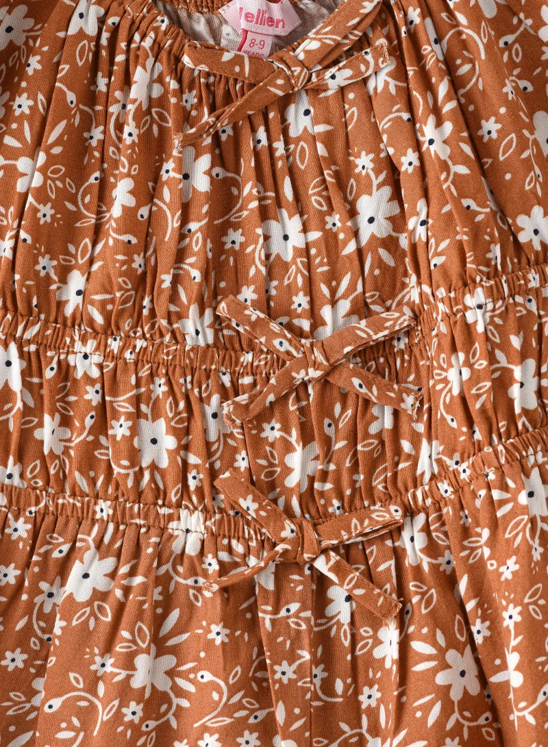 Jelliene Aop Woven Playsuit