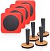 Gomake Vinyl Wrap Magnet Holder 4 PCS With 4 PCS Adsorptive Patch for Car Wrapping Window Tint Wallpaper Film Fix Aid Tool Set - Image 2