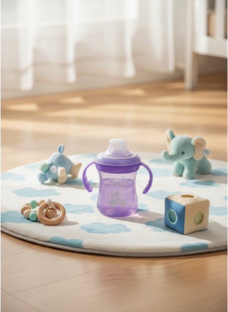 ترو كوب الشرب ترو جولد بفوهة سيليكون | سعة 180 مل | مقاوم للتسرب | مزود بمقابض مريحة | فوهة سيليكون ناعمة | مناسب للأطفال من عمر 6 أشهر فما فوق | خالٍ من مادة BPA - Image 3