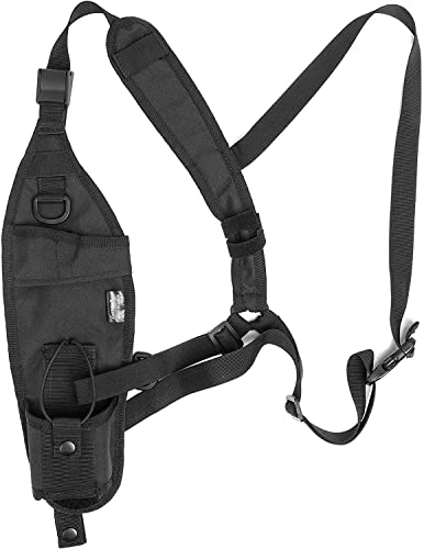 LUITON Radio Shoulder Holster Left Side Chest Harness Holder for Two Way Radios Walkie Talkie Rescue - Image 4