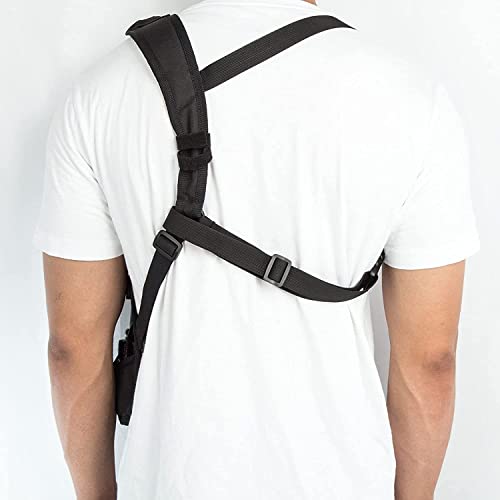 LUITON Radio Shoulder Holster Left Side Chest Harness Holder for Two Way Radios Walkie Talkie Rescue - Image 3