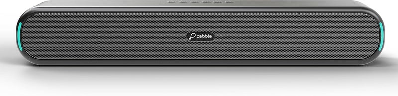 Pebble Glide 16 Bluetooth Speaker, 16W Deep Bass, TWS Pairing, 2.0 Surround Sound, Bluetooth 5.3, Black - Image 1