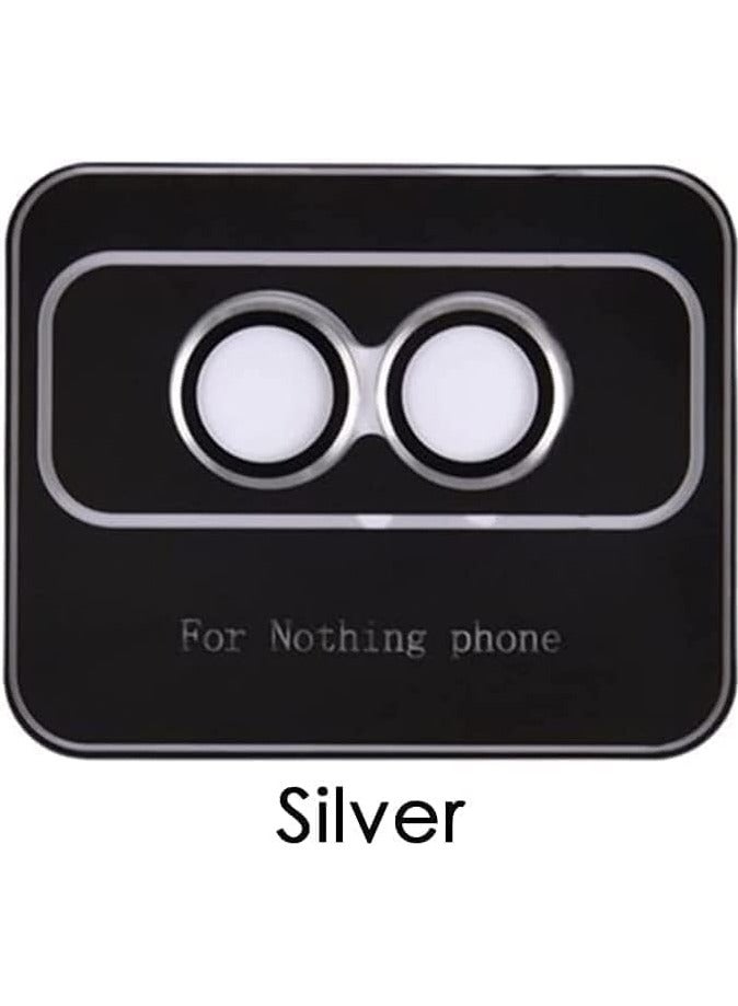 انبلاك شاشة حماية لكاميرا نوثينج فون 2 من انبلاك - فضي - Image 3