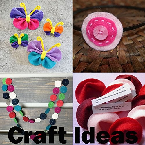 Playfully Ever After Orange Craft Felt Circles (2 Inch - 44pc) - Image 4