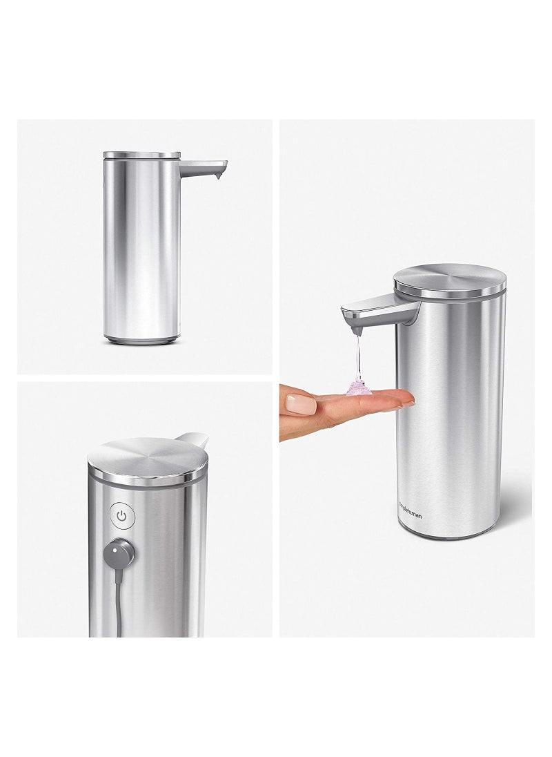 Touch-Free Rechargeable Sensor Liquid Soap Pump Dispenser Brushed Stainless Steel - pzsku/Z21951A5D7A51E2C64D21Z/45/_/1672485429/922360fb-3606-41af-9778-eb290a99dcfe