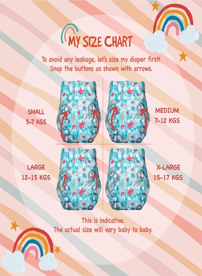 Dumbledo Elite Cloth Diaperwith Magical Soaker (Pack of 1) | Hypoallergenic | Leakproof | Travel Friendly | Ideal for Toddlers | 3 Months - 3 Years | Unisex Baby - Image 5