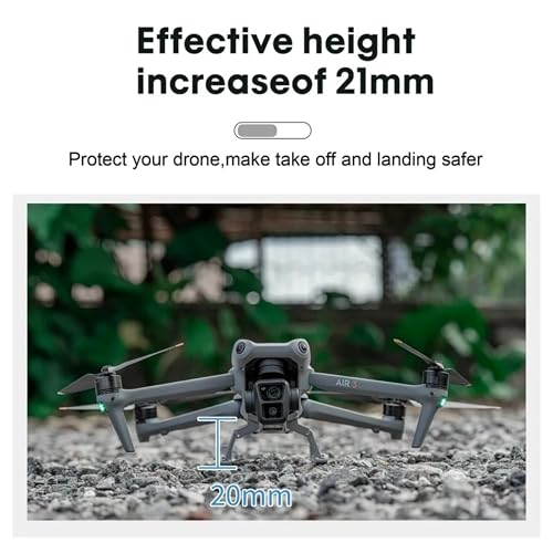 GetZget® Height Extender Compatible with DJI Air 3/Air 3S Foldable Landing Gear Leg Accessories - Image 5