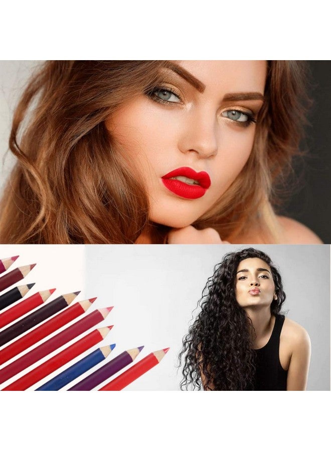 FIRSTZON Super Matte Lip Liner Combo Pack Of 12|Lip Liner| Pencil Lip Liner | (Multicolor) - Image 3
