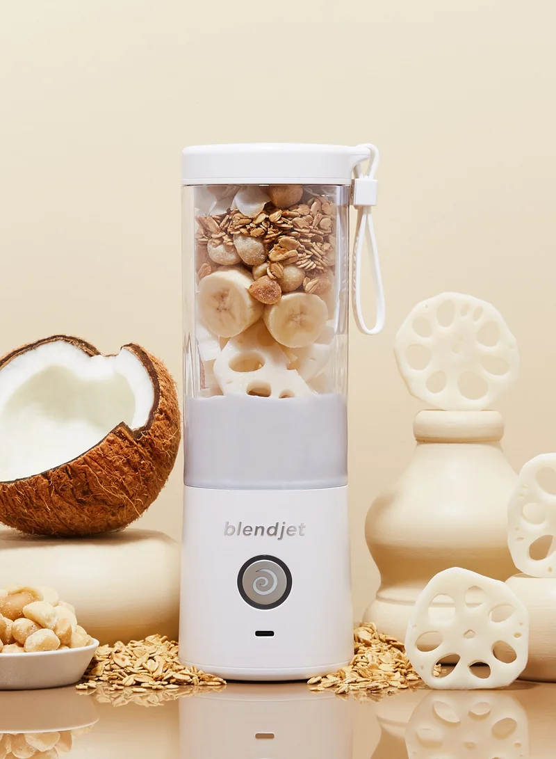 بليندجيت خلاط محمول BLENDJET V2 - أقوى خلاط مدمج في العالم خال من BPA سعة 16 أونصة - أبيض