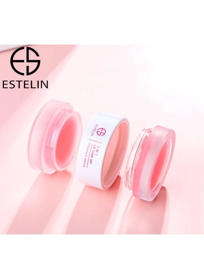Sugar Lip Scrub and Lip mask & Lip Balm Peach 3 in 1 Lip Care Set