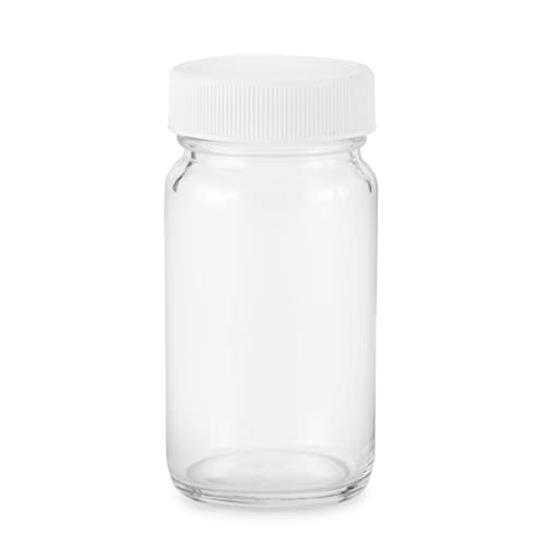 Stock Your Home Glass Shot Bottles with Caps (8 Pack) 2 Oz Juice, Wellness, or Ginger Shots Bottle - Leak Proof, Dishwasher Safe, Mini Jars with Plastic Lids - Reusable Small Juicing Containers - Image 2
