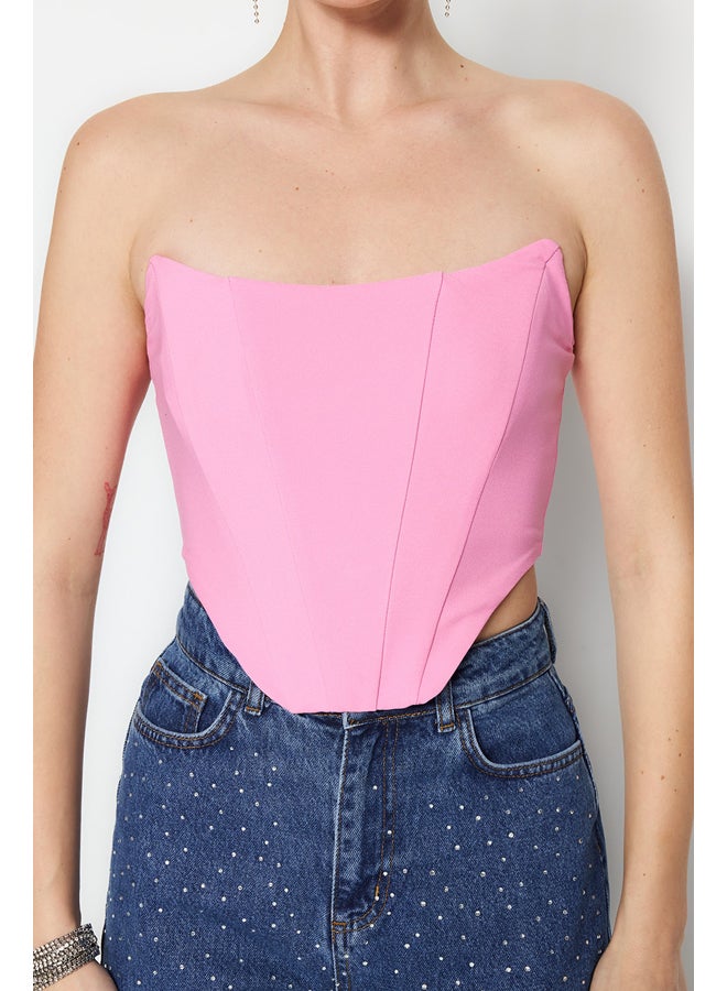 trendyol Woman Bustier Pink  - Image 4