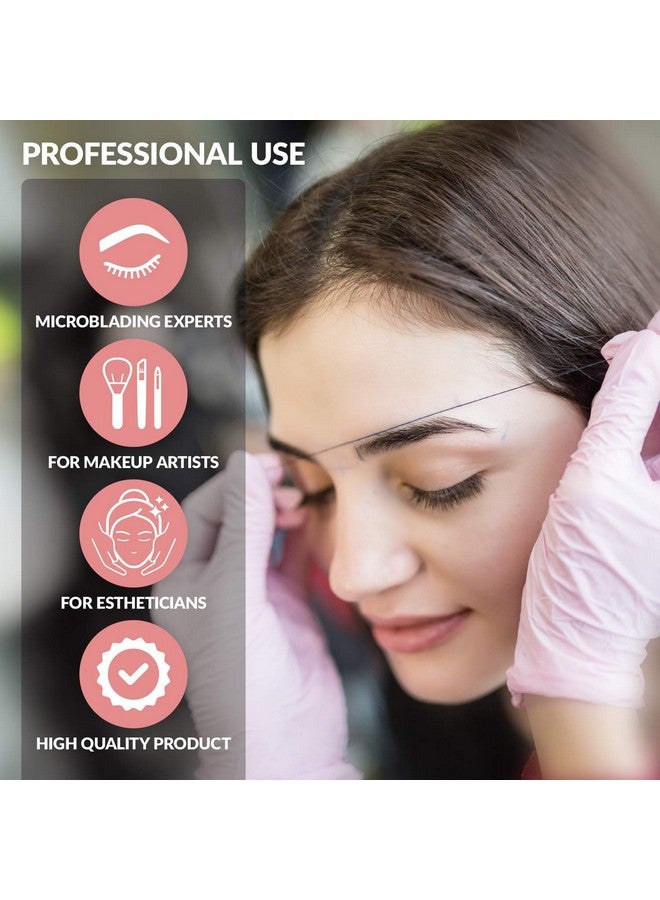 Stylia Microblading Supplies Pre Inked Eyebrow Mapping String 60 Meters Ultra Thin Mess Free Thread Create A Crisp Spot On Brow Map Every Time Hypoallergenic Cosmetic Grade For Permanent Makeup - Image 4