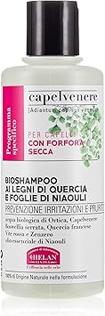 Helan Capelvenere Anti Dandruff Shampoo with Oakwood Niaouli Leaf Vegan Hair Care Solution for Sebum Control Itch Relief Scalp Health Shampoo for Greasy Hair Made in Italy Shampoos 200 ml - Image 1
