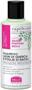 Helan Capelvenere Anti Dandruff Shampoo with Oakwood Niaouli Leaf Vegan Hair Care Solution for Sebum Control Itch Relief Scalp Health Shampoo for Greasy Hair Made in Italy Shampoos 200 ml - Image 4