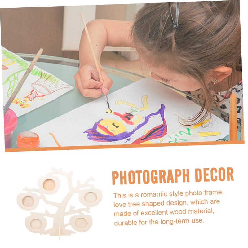 Wooden Photo Frames 2 Sets For Wall Display Home Decoration Picture Frames - Image 5
