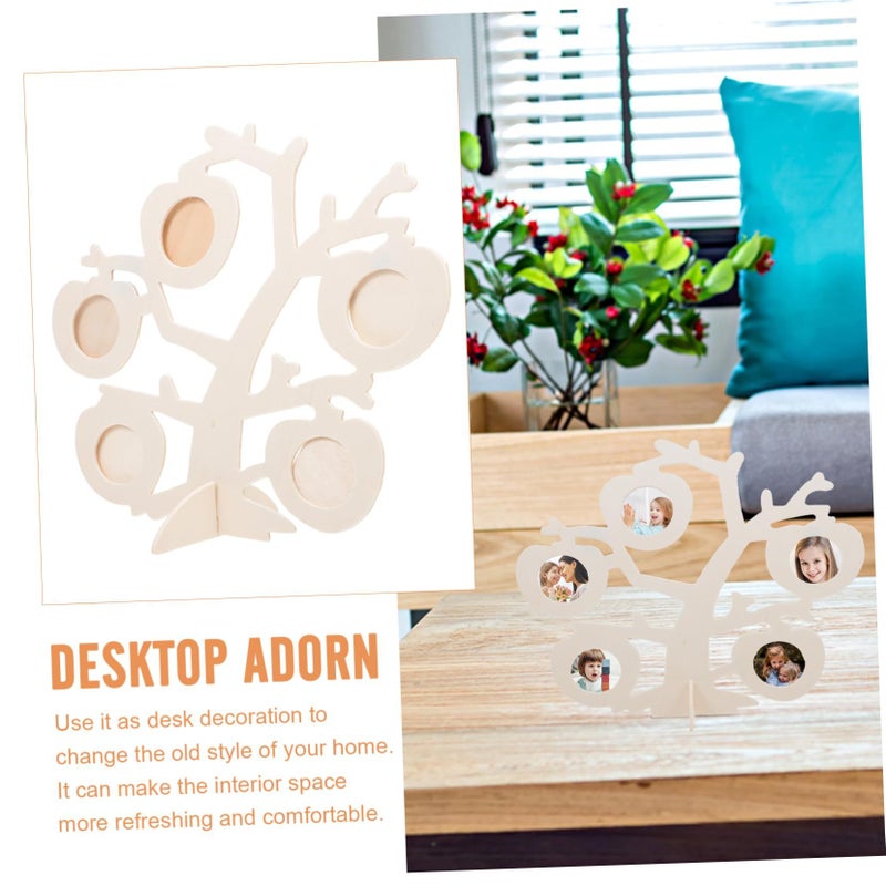 Wooden Photo Frames 2 Sets For Wall Display Home Decoration Picture Frames - Image 4